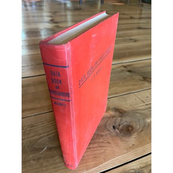 VTG 1950 Data book on hydrocarbons by J.B. Maxwell. H/C science book - Picture 1 of 9